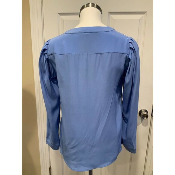 Nanette Lepore Light Blue "Charmeuse Top" Blouse, Size XS, NWT! $348 - Picture 6 of 9